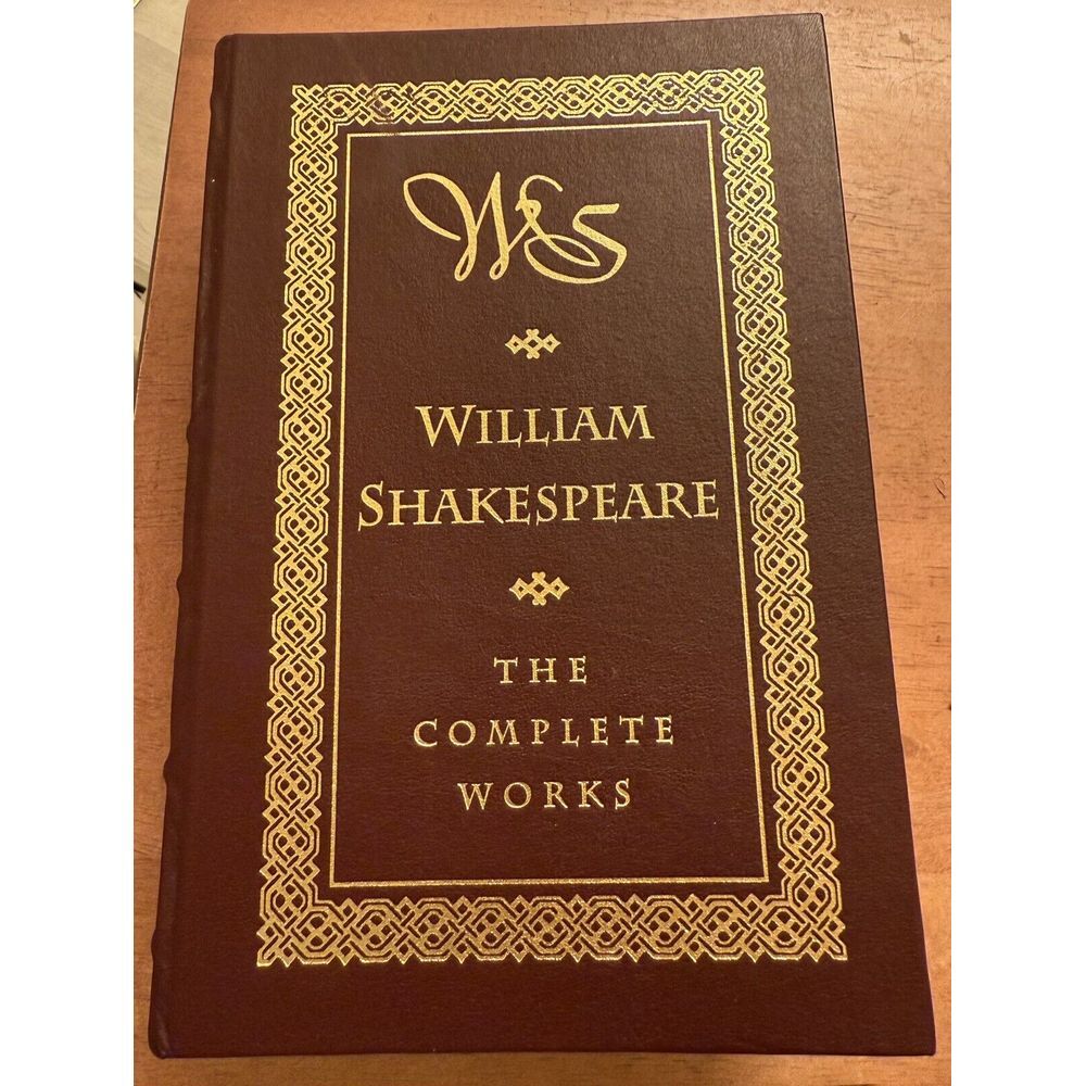 William Shakespeare: The Complete Works HC/Barnes & Noble/1994 Leatherbound